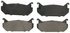 ZD584 by WAGNER - QuickStop Ceramic Disc Brake Pad Set