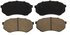 ZD589 by WAGNER - QuickStop Ceramic Disc Brake Pad Set