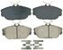 ZD601 by WAGNER - QuickStop Ceramic Disc Brake Pad Set