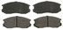 ZD602 by WAGNER - QuickStop Ceramic Disc Brake Pad Set