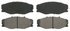 ZD604 by WAGNER - QuickStop Ceramic Disc Brake Pad Set