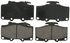 ZD611 by WAGNER - QuickStop Ceramic Disc Brake Pad Set