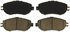 ZD612 by WAGNER - QuickStop Ceramic Disc Brake Pad Set