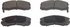 QC437 by WAGNER - Wagner ThermoQuiet QC437 Ceramic Disc Brake Pad Set