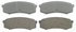 QC606 by WAGNER - Wagner ThermoQuiet QC606 Ceramic Disc Brake Pad Set