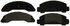 ZX326 by WAGNER - QuickStop Semi-Metallic Disc Brake Pad Set