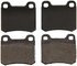 ZX335 by WAGNER - QuickStop Semi-Metallic Disc Brake Pad Set