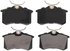 ZX340 by WAGNER - QuickStop Semi-Metallic Disc Brake Pad Set