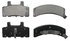 ZX368 by WAGNER - QuickStop Semi-Metallic Disc Brake Pad Set