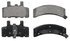 ZX369 by WAGNER - QuickStop Semi-Metallic Disc Brake Pad Set