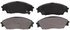 ZX373 by WAGNER - QuickStop Semi-Metallic Disc Brake Pad Set