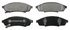 ZX376 by WAGNER - QuickStop Semi-Metallic Disc Brake Pad Set