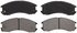 ZX399 by WAGNER - QuickStop Semi-Metallic Disc Brake Pad Set