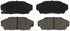 ZX409 by WAGNER - QuickStop Semi-Metallic Disc Brake Pad Set