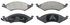 ZX421 by WAGNER - QuickStop Semi-Metallic Disc Brake Pad Set