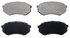 ZX433B by WAGNER - QuickStop Semi-Metallic Disc Brake Pad Set