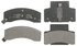 ZX459A by WAGNER - QuickStop Semi-Metallic Disc Brake Pad Set