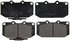 ZX460 by WAGNER - QuickStop Semi-Metallic Disc Brake Pad Set