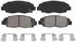 ZX465 by WAGNER - QuickStop Semi-Metallic Disc Brake Pad Set