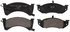 ZX478 by WAGNER - QuickStop Semi-Metallic Disc Brake Pad Set