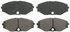 Wagner ZX486 Disc Brake Pad Set QuickStop Semi-Metallic Disc Brake Pad Set