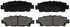 ZX488 by WAGNER - QuickStop Semi-Metallic Disc Brake Pad Set