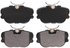 ZX493A by WAGNER - QuickStop Semi-Metallic Disc Brake Pad Set