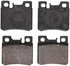 ZX495 by WAGNER - QuickStop Semi-Metallic Disc Brake Pad Set