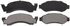 ZX50 by WAGNER - QuickStop Semi-Metallic Disc Brake Pad Set