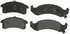 ZX505 by WAGNER - QuickStop Semi-Metallic Disc Brake Pad Set