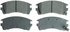 ZX509 by WAGNER - QuickStop Semi-Metallic Disc Brake Pad Set