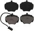 ZX518 by WAGNER - QuickStop Semi-Metallic Disc Brake Pad Set