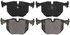 ZX548 by WAGNER - QuickStop Semi-Metallic Disc Brake Pad Set