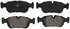 ZX558 by WAGNER - QuickStop Semi-Metallic Disc Brake Pad Set