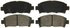 ZX582 by WAGNER - QuickStop Semi-Metallic Disc Brake Pad Set