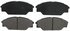 ZX605 by WAGNER - QuickStop Semi-Metallic Disc Brake Pad Set