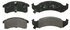 ZX623 by WAGNER - QuickStop Semi-Metallic Disc Brake Pad Set