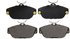 ZX634 by WAGNER - QuickStop Semi-Metallic Disc Brake Pad Set