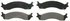 ZX655A by WAGNER - QuickStop Semi-Metallic Disc Brake Pad Set