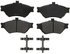 ZX659 by WAGNER - QuickStop Semi-Metallic Disc Brake Pad Set