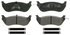 ZX674 by WAGNER - QuickStop Semi-Metallic Disc Brake Pad Set