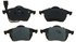 ZX687A by WAGNER - QuickStop Semi-Metallic Disc Brake Pad Set