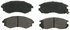 ZX700 by WAGNER - QuickStop Semi-Metallic Disc Brake Pad Set