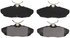 ZX708 by WAGNER - QuickStop Semi-Metallic Disc Brake Pad Set