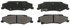 ZX732 by WAGNER - QuickStop Semi-Metallic Disc Brake Pad Set