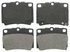 ZX733 by WAGNER - QuickStop Semi-Metallic Disc Brake Pad Set