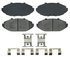 ZX748 by WAGNER - QuickStop Semi-Metallic Disc Brake Pad Set