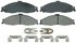 ZX749 by WAGNER - QuickStop Semi-Metallic Disc Brake Pad Set