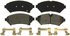 ZX753 by WAGNER - QuickStop Semi-Metallic Disc Brake Pad Set