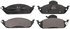 ZX760 by WAGNER - QuickStop Semi-Metallic Disc Brake Pad Set